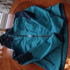 Mammut Jacket women's torquois windbreaker